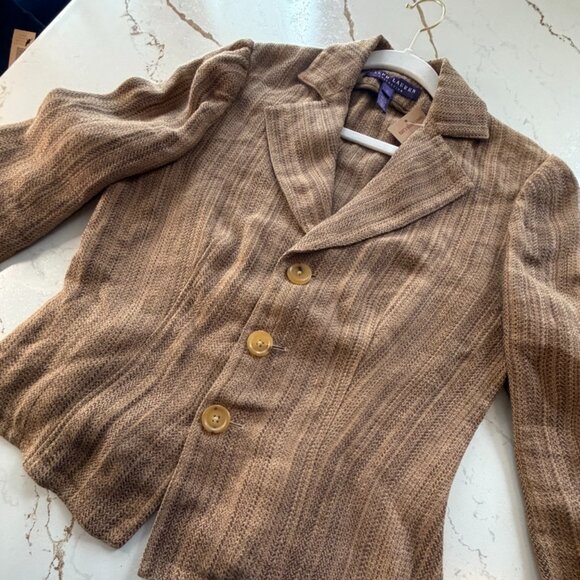 Ralph Lauren Collection Linen Blazer - Picture 5 of 12